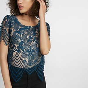 NWT EXPRESS lace shirt